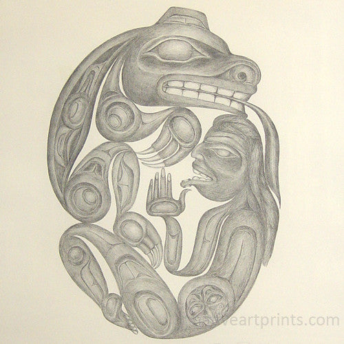 Bear Mother and Her Husband by Bill Reid