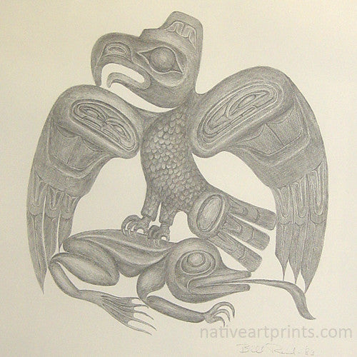 The Eagle And The Frog by Bill Reid