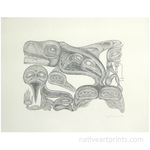 The Raven with Broken Beak by Bill Reid