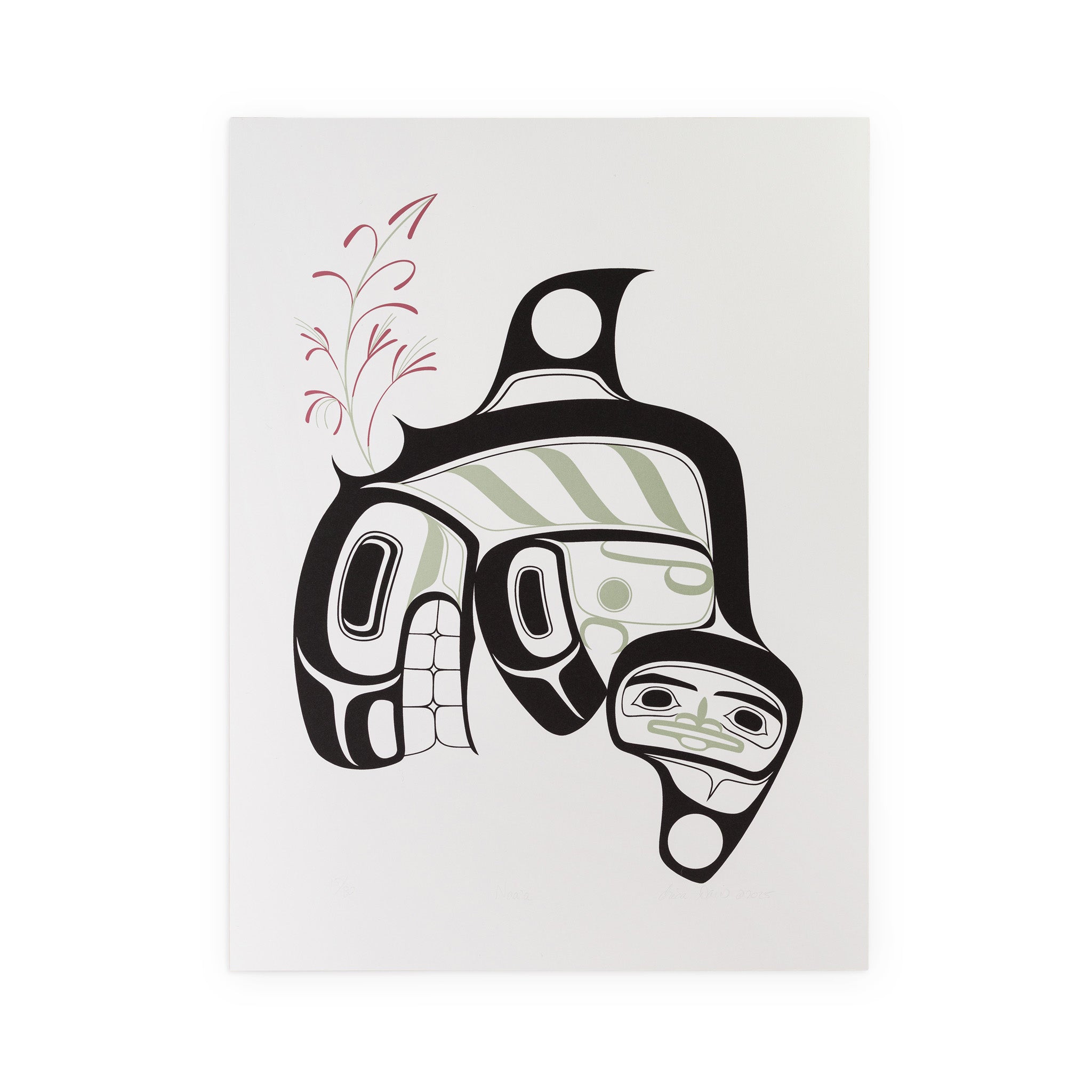 Naa'a (Killerwhale) by Erica Davis