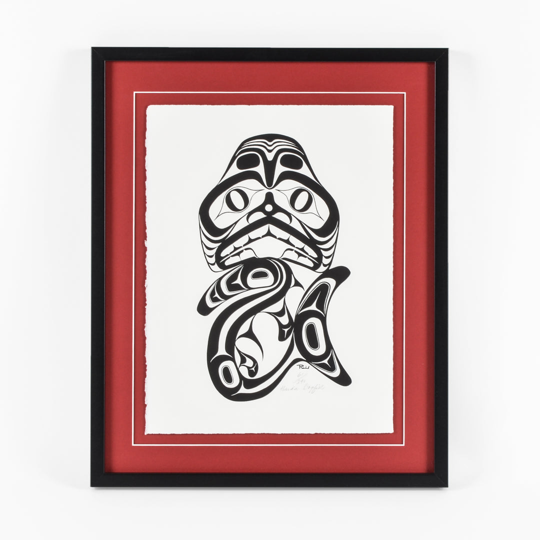 Three Haida Whales by Bill Reid Native Art Prints