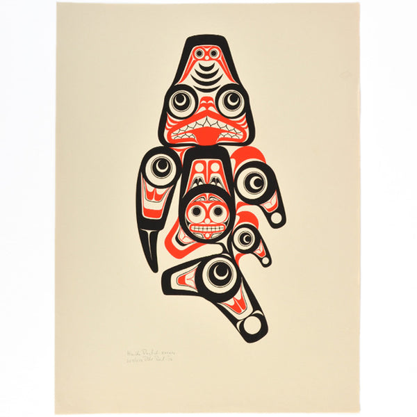 Haida Dogfish Print by Bill Reid
