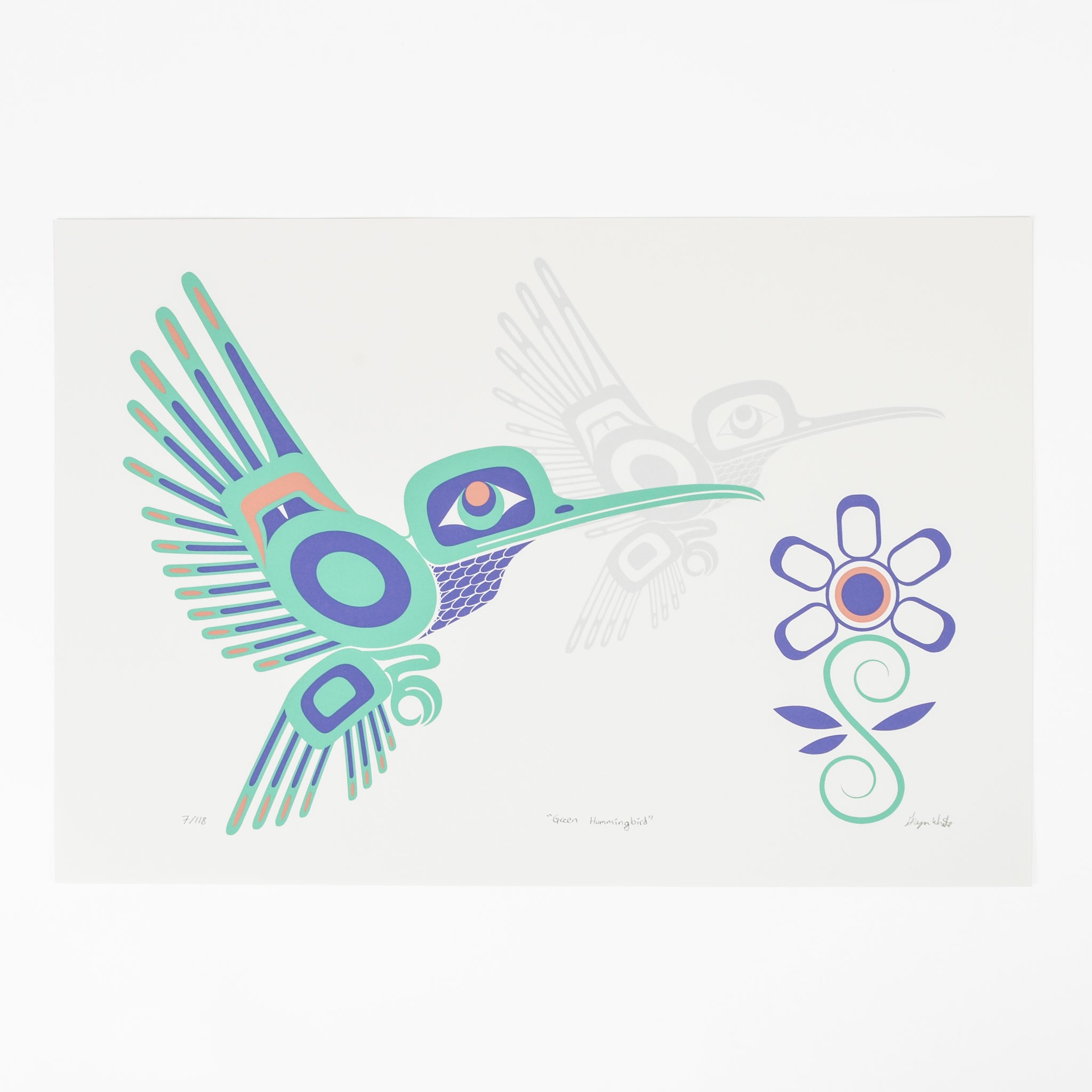Green Hummingbird by Gryn White