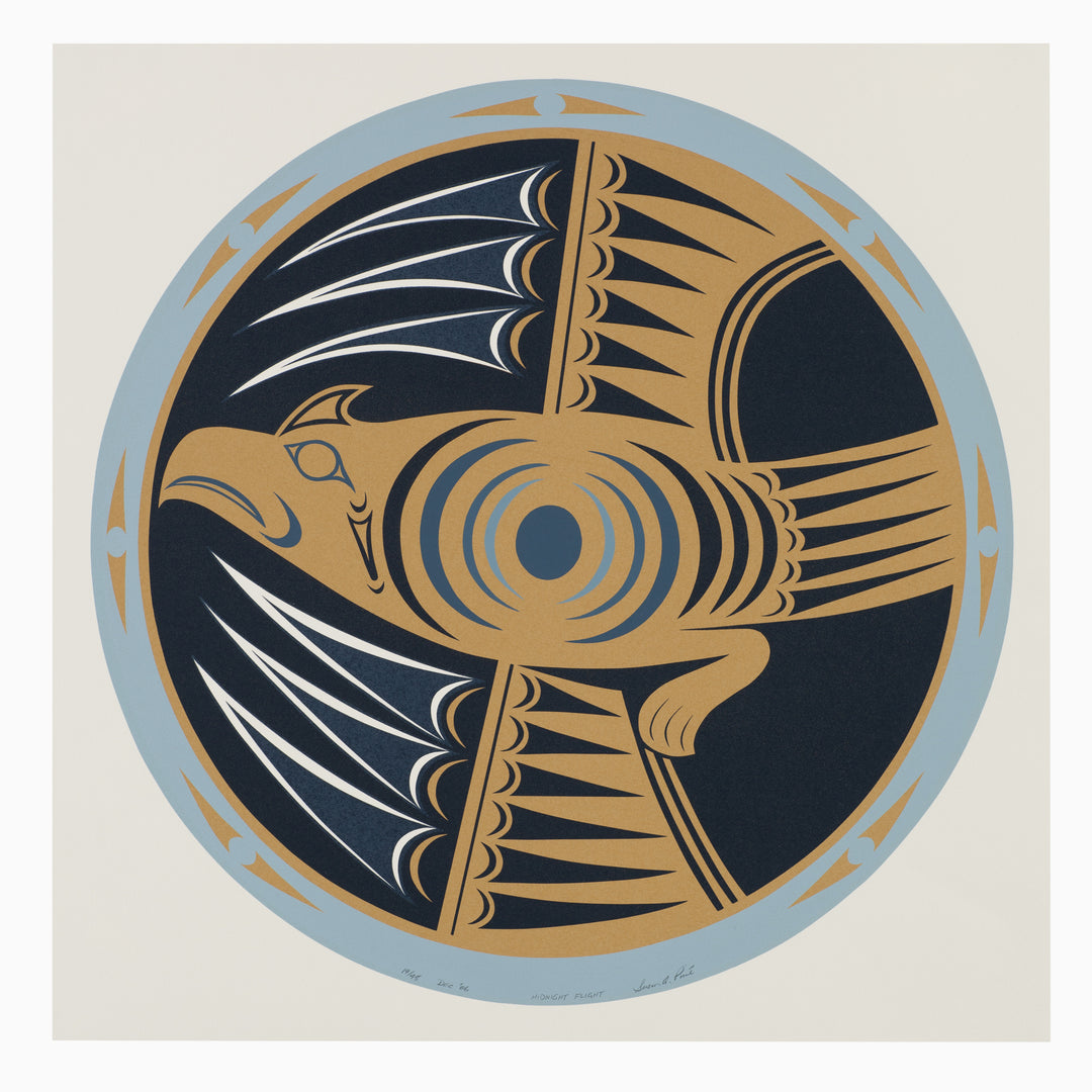 Midnight Flight by Susan Point – Native Art Prints